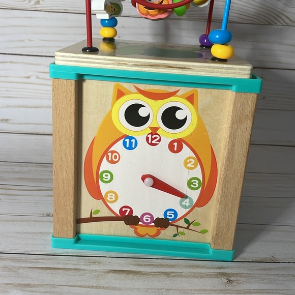 Toys Of The Wood Wooden Activity Cube Beads Maze 5 in 1 - Picture 2 of 7